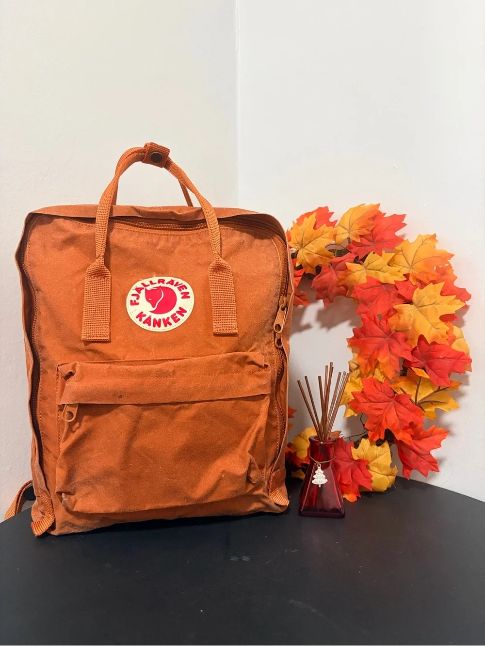 Fjallraven Kånken Backpack in Rust Orange Classic size